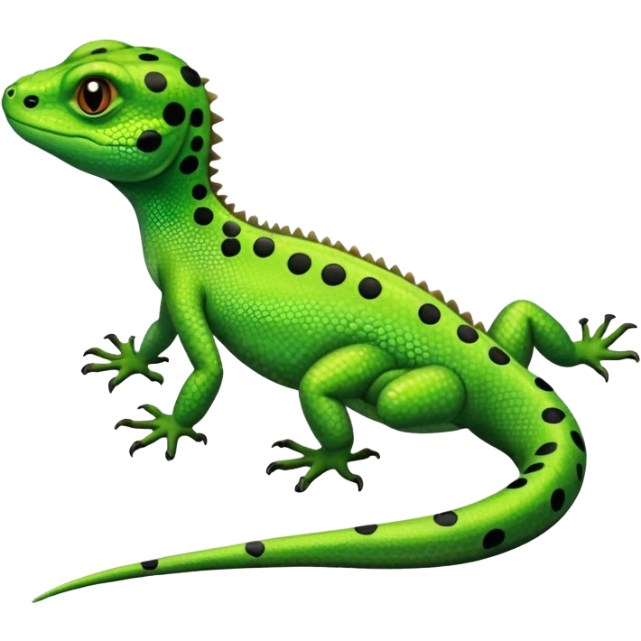 LIZARD which has some really long and large dots on its back. looks like the one on the Hands on Machine learning with scikit learn&tensorflow book emoji