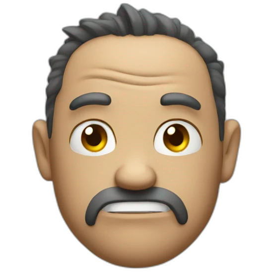 grumble face emoji