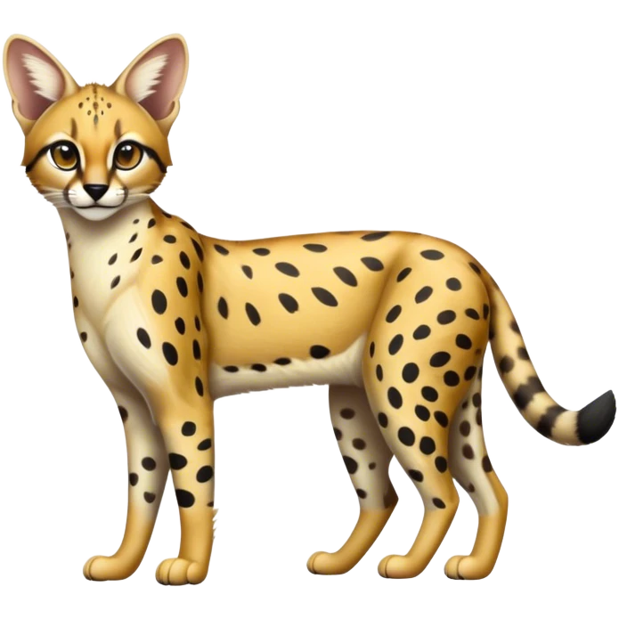 Serval-Genet-hybrid emoji