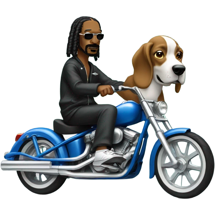 Snoop dogg riding a suron  emoji
