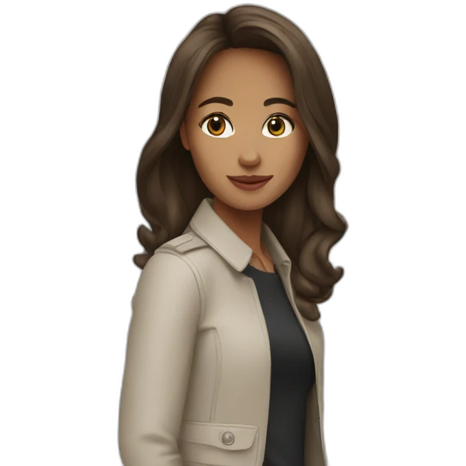 brunette in london emoji
