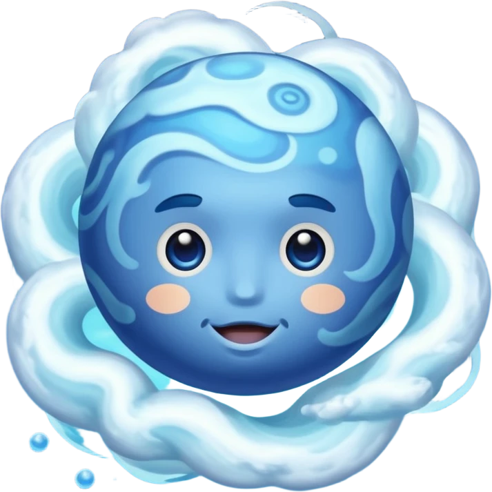 The planet Neptune emoji
