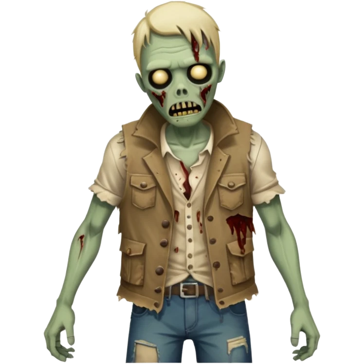 zombie in vests emoji