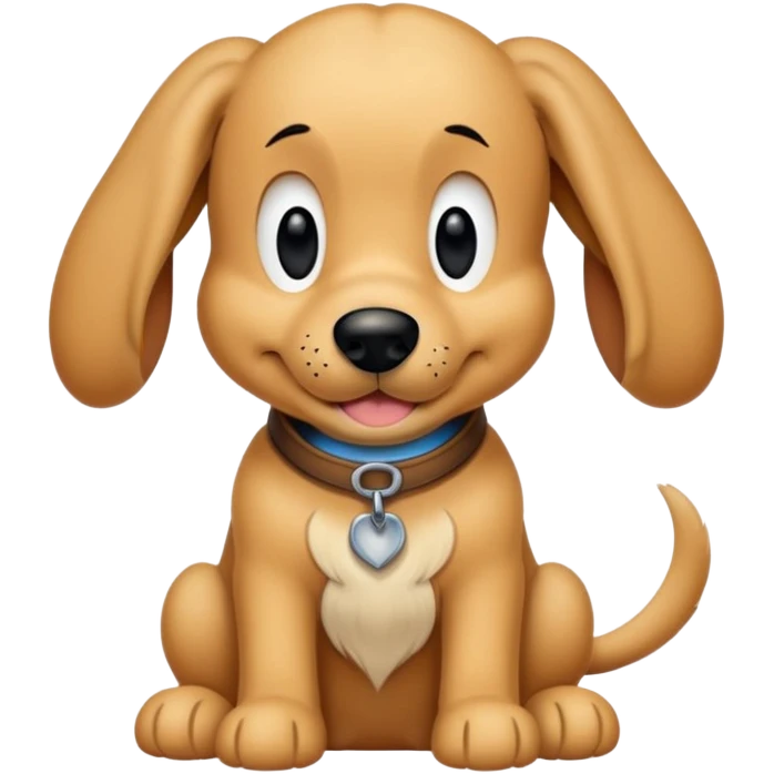 Disney character Pluto, Mickey Mouse's dog emoji