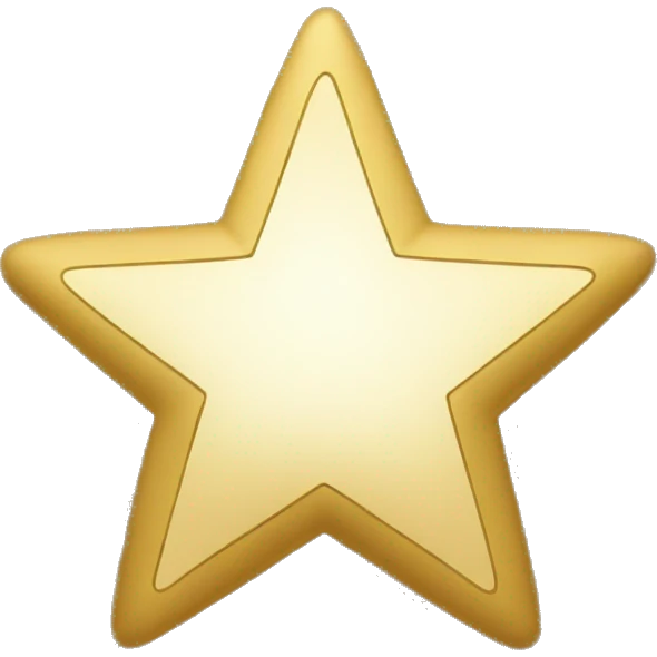 Gold star emoji