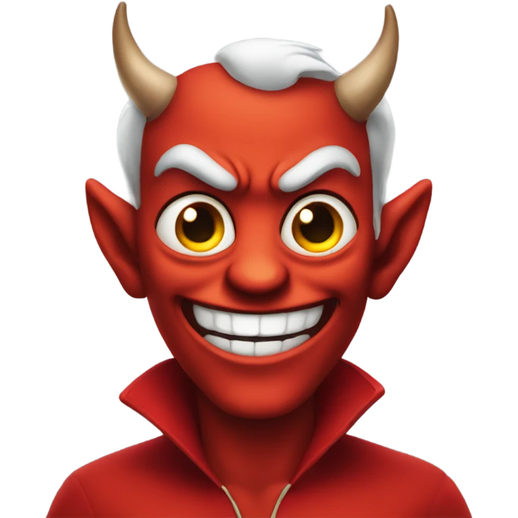 Smirking devil emoji