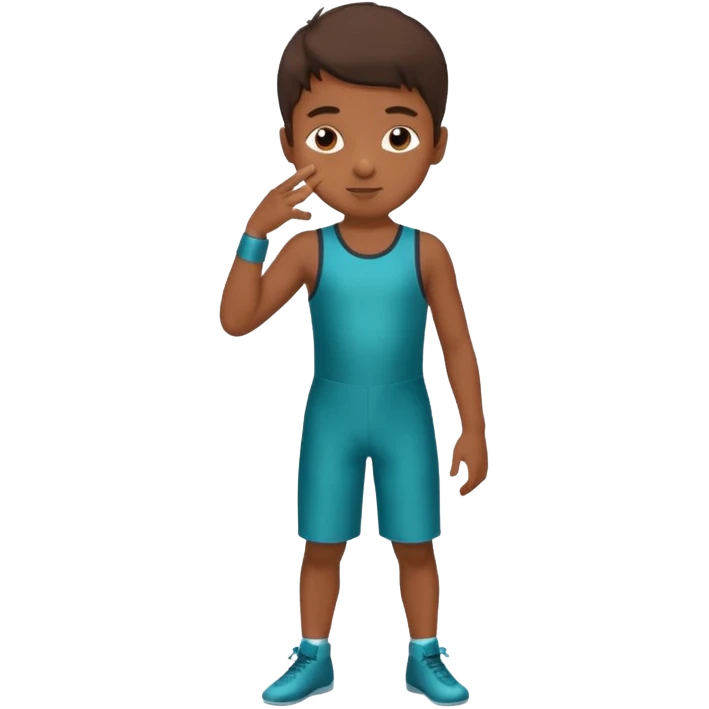 Create an emoji that is a boy at dance who is picking his nose emoji