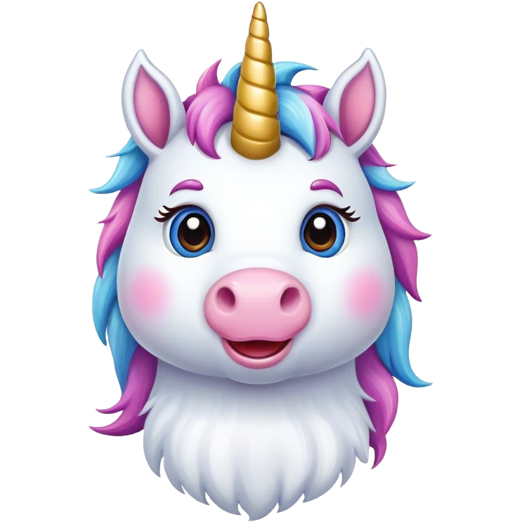 silly unicorn  emoji