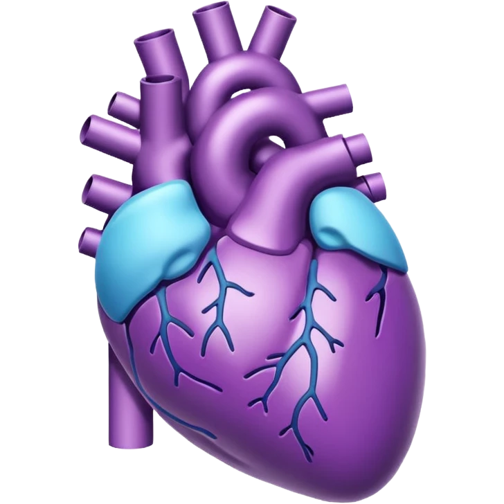 Breathing 3d Icon with color of A781F3 emoji