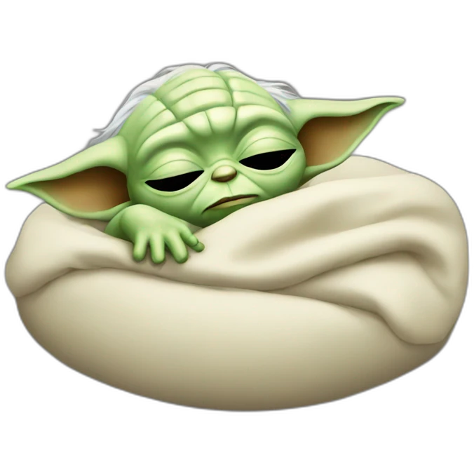 Yoda sleep emoji