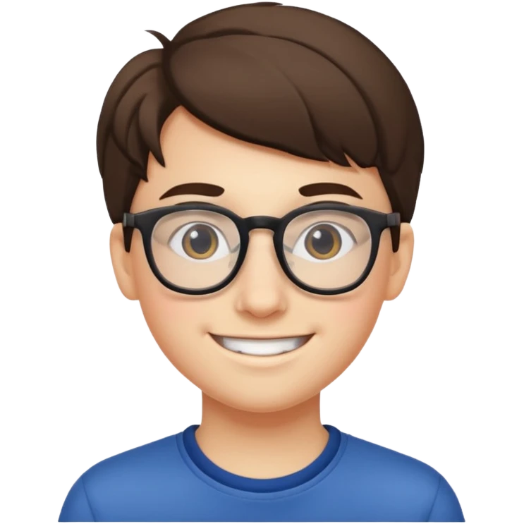 Glasses Wearing Teen emoji