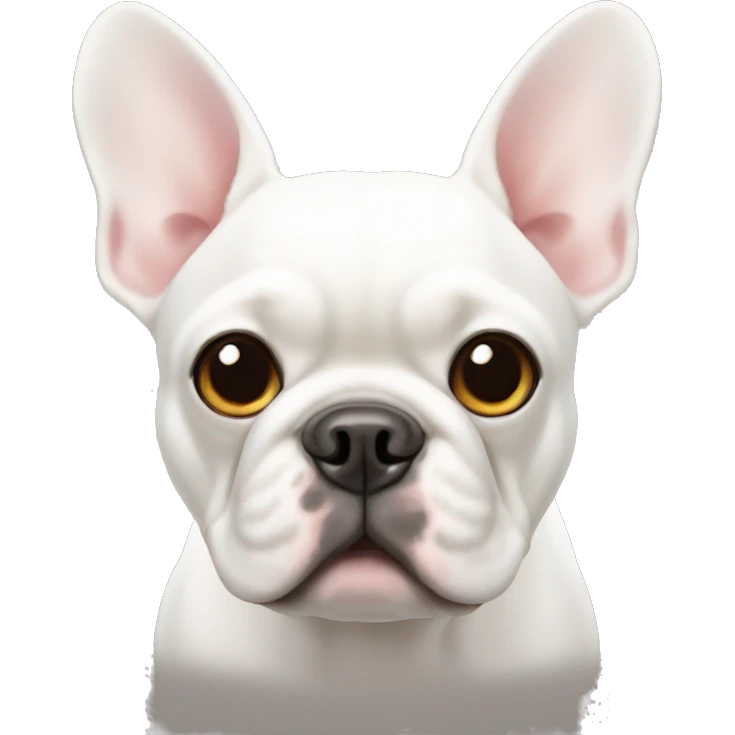 White French bulldog emoji