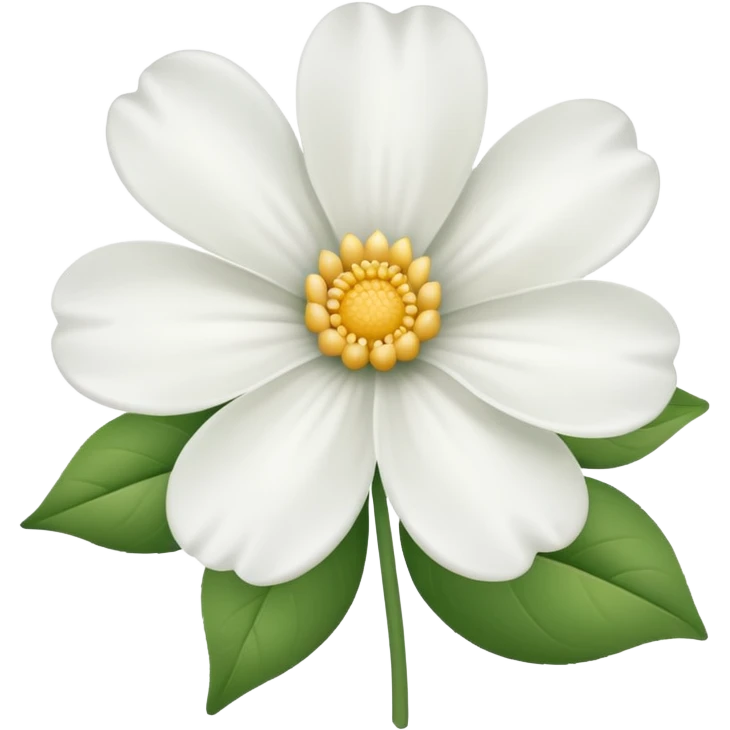 Flower white  emoji