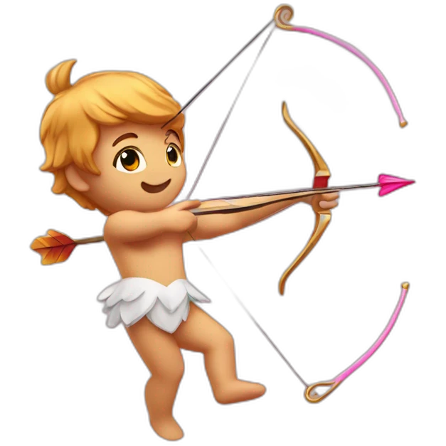 Cupid bow and arrow emoji
