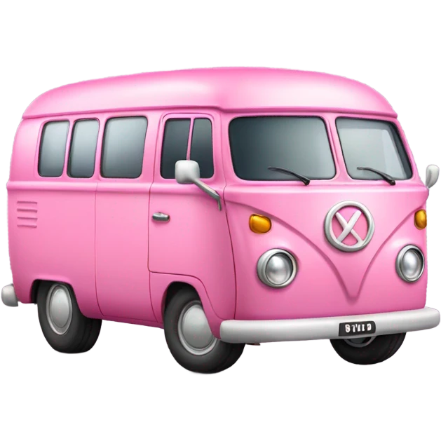 Pink van  emoji