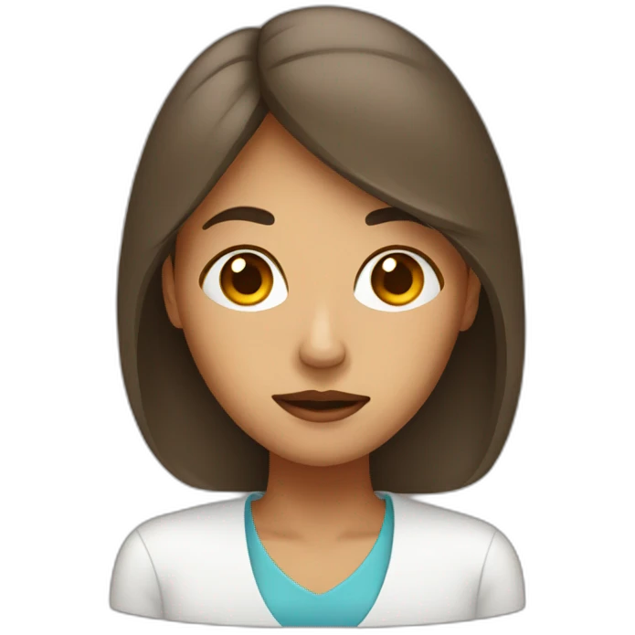 a woman with anemia emoji