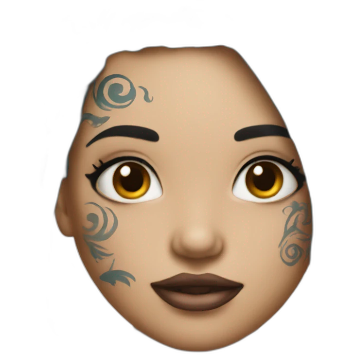 tattoo girl emoji
