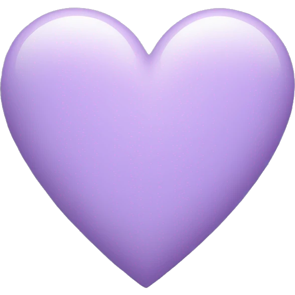 Pastel Purple Heart emoji