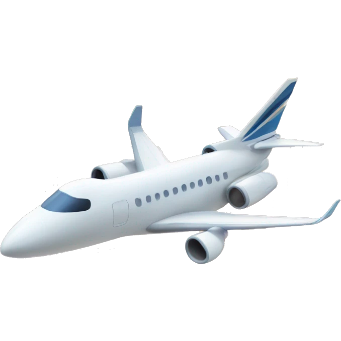 jet plane with steam trails emoji