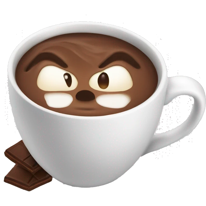 Hot chocolate emoji