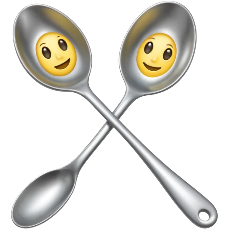 big spoon and little spoon emoji