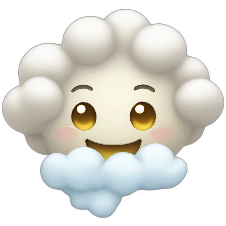 smiling cloud emoji