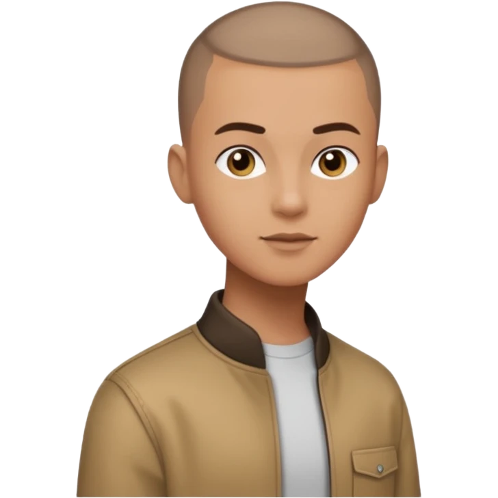 ((realistic photo style)), close-up portrait of the person with a clean buzz cut hairstyle, sharp fade on the sides, natural hair color, keep the same face, outfit, and pose, no background change emoji