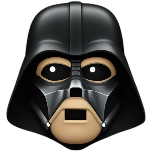 dark vador without his mask  emoji