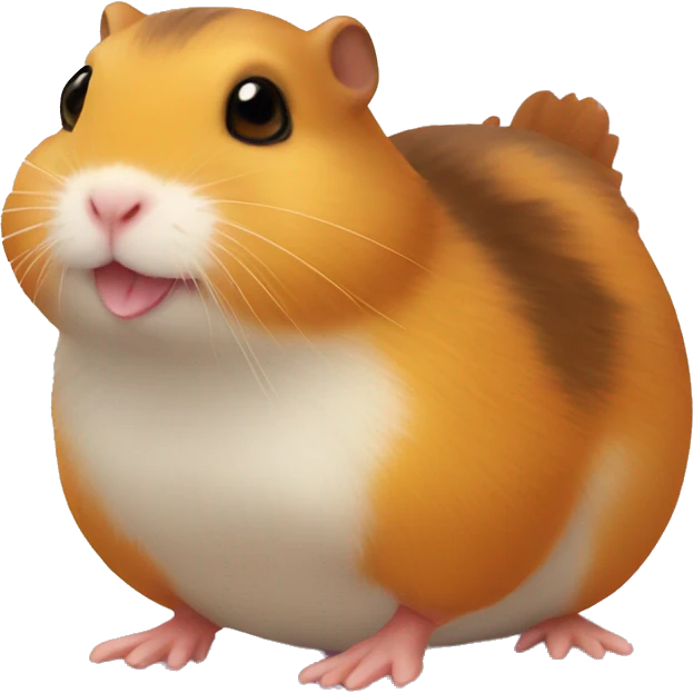Hamster duck orange heart emoji