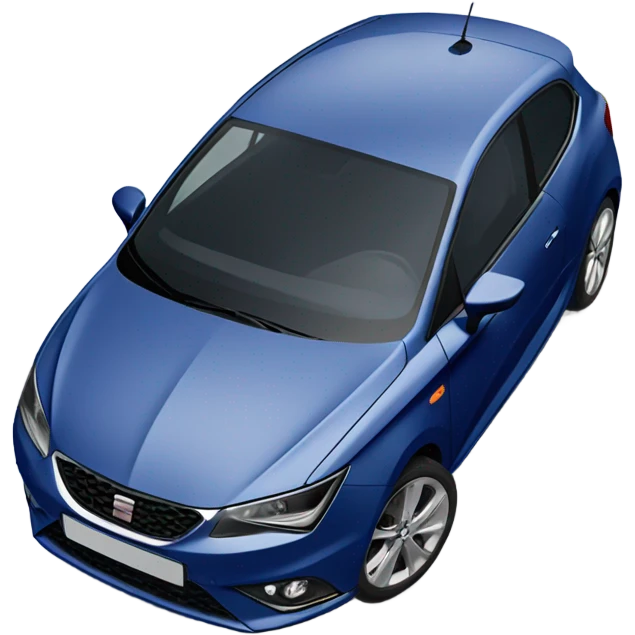 New Seat Ibiza in dark blue emoji