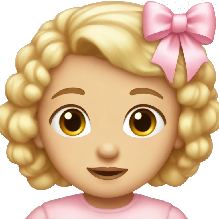 Baby-pink bow  emoji