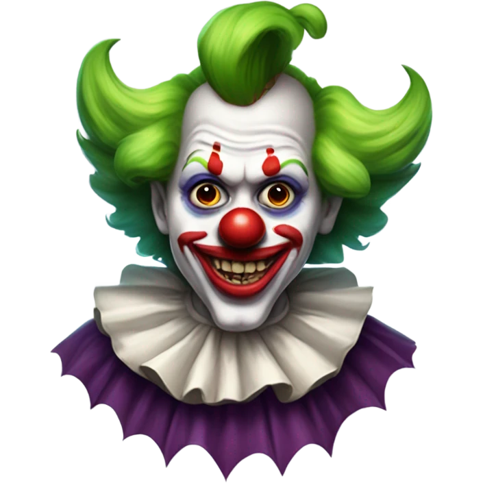clown demon who resembles nole musk emoji