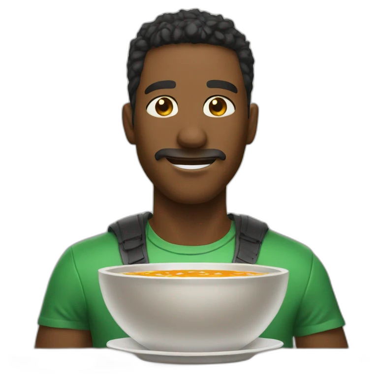 Souperhero emoji