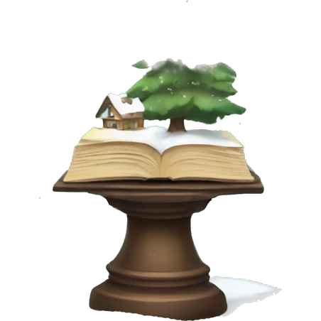  snowglobe book emoji