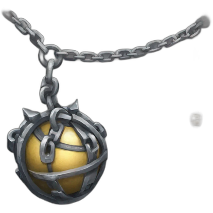 Twilight Princess Weapon Ball & chain emoji