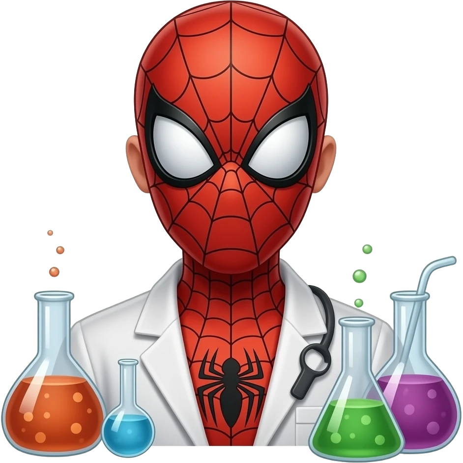 CHEMISTRY spiderman emoji