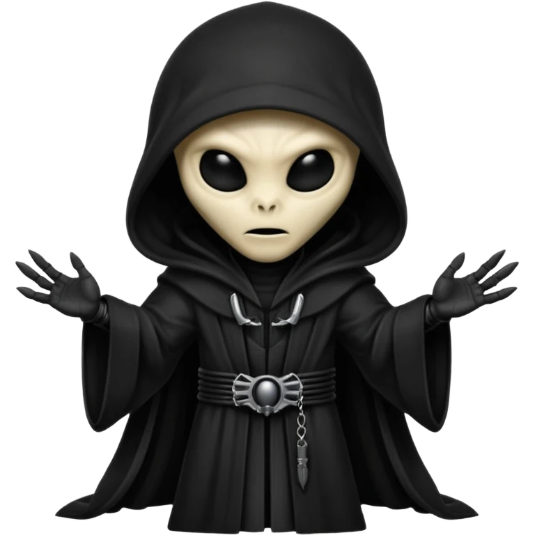 I need an emoji of a xenomorph alien in a sith robe emoji