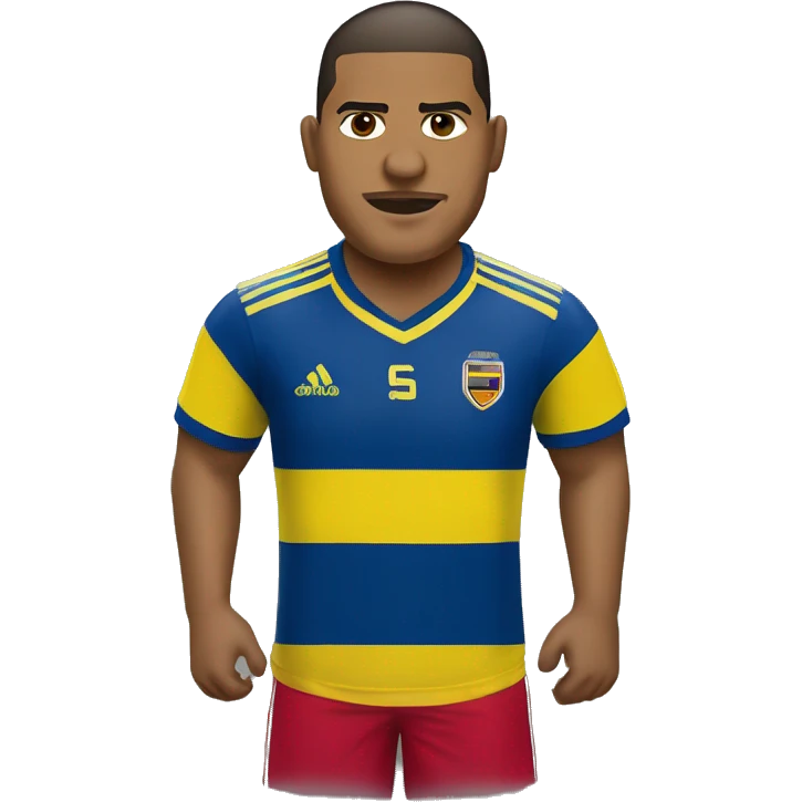Salomon rondon con la playera de colombia emoji