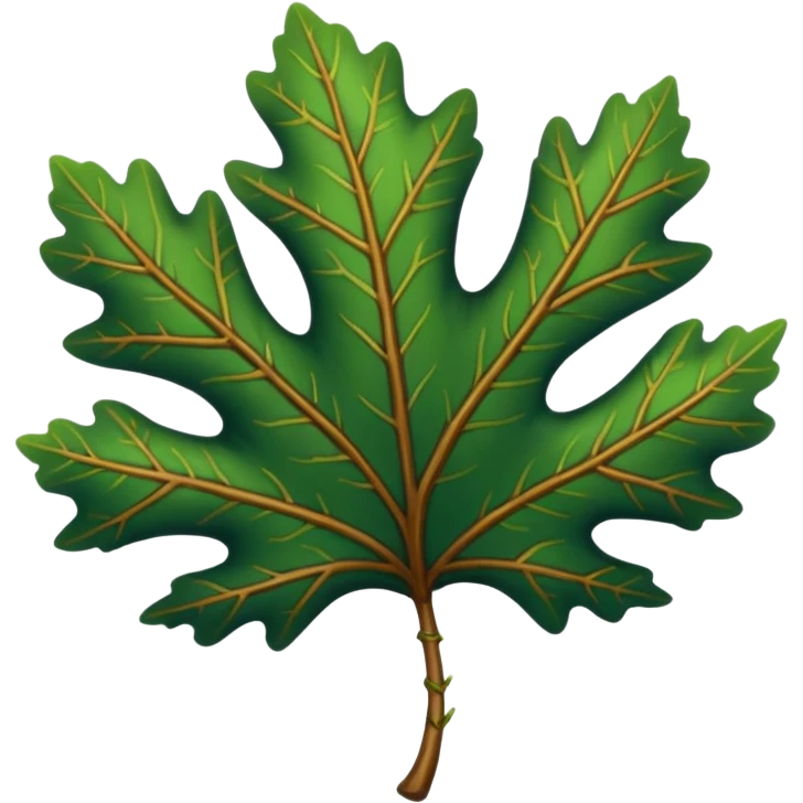 A sturdy oak leaf with deep green veins.































































 emoji