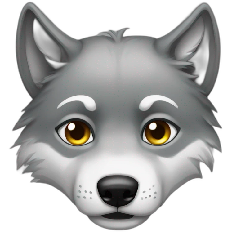 wolf-crying emoji