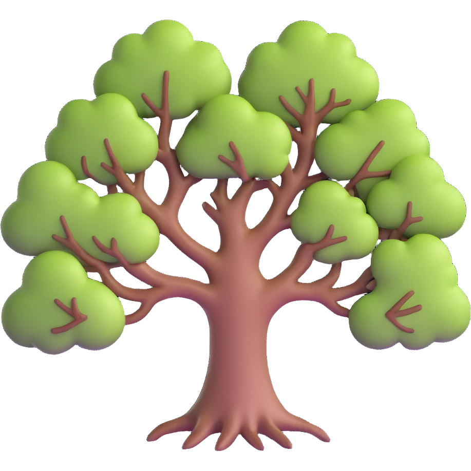 tree heart emoji