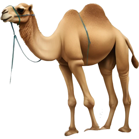 a camel in the snow emoji