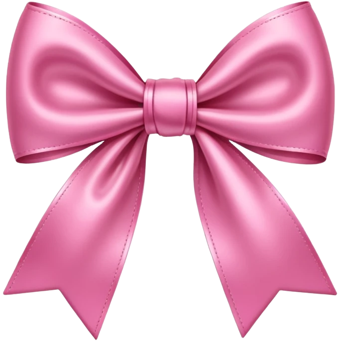 Pretty pink bow emoji emoji