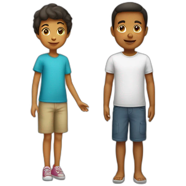 enfant avec adulte emoji
