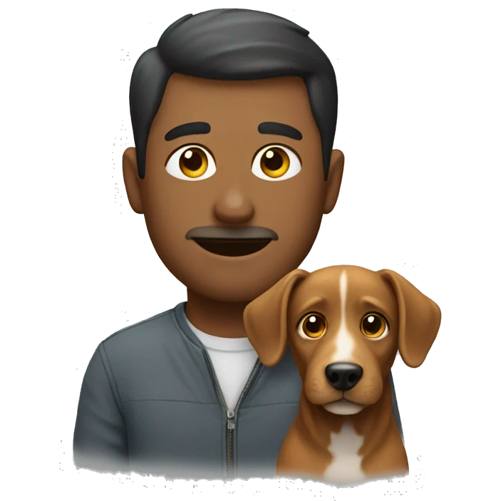dog and man emoji