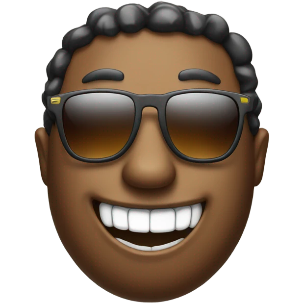 Melted emoji with sunglasses  emoji