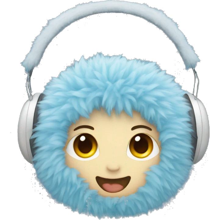 blue-fluffy-earmuffs emoji