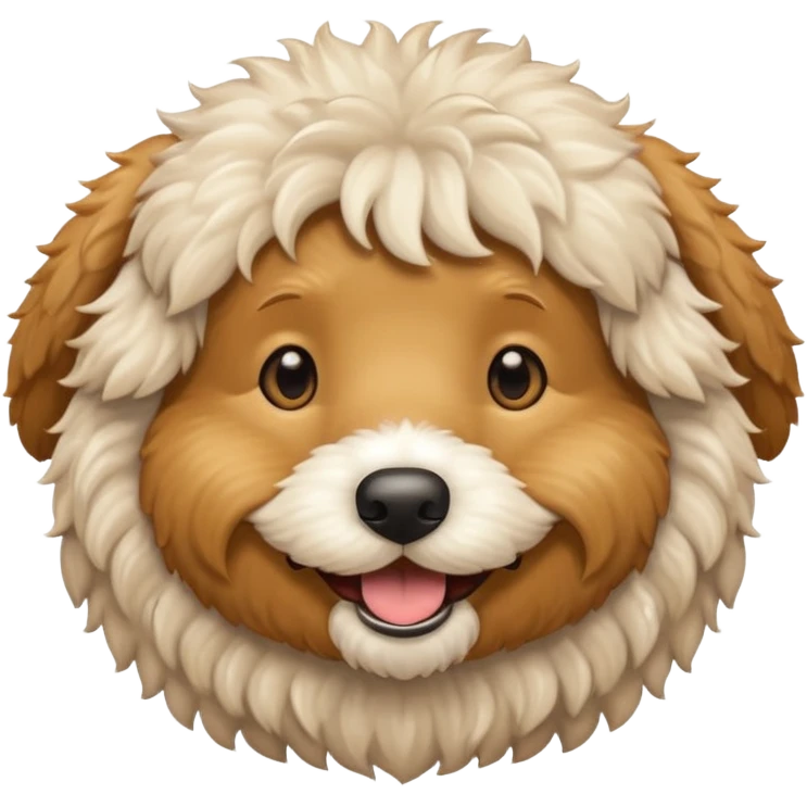 golden doodle  emoji