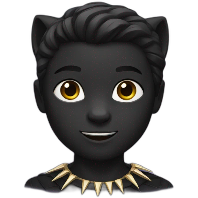 black panther emoji