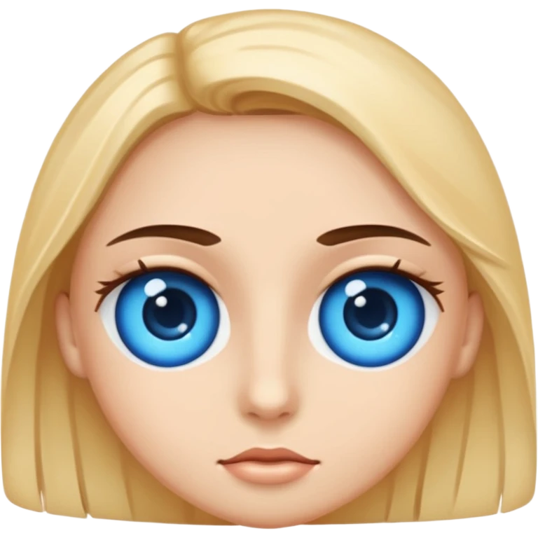 eyes blue emoji